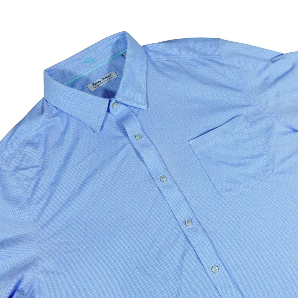 Tommy Bahama The San Lucio Stretch Blue Supima Cotton Men's XXL